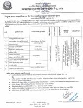 व्यावसायिक तथा सीप विकास तालीम केन्द्र, पर्वतको तालिम सञ्चालन हुने सम्बन्धी सूचना