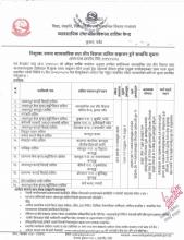 निशुल्क रुपमा व्यावसायिक तथा सिप विकास तालिम सञ्चालन हुने सम्बन्धि व्यावसायिक तथा सिप विकास तालिम केन्द्र, कुश्मा पर्वतको सूचना